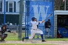 Baseball vs Suffolk  Wheaton College Baseball vs Suffolk University. - (Photo by Keith Nordstrom) : Wheaton, baseball